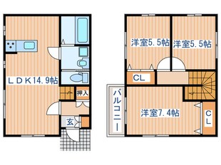 ネィビー　パークの物件間取画像